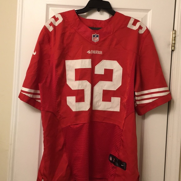 Like New 49ers Jersey #52 WILLIS- SIGNED Shirts
